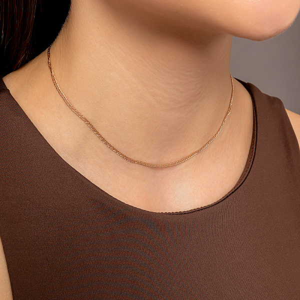 Золотий ланцюжок плетіння Подвійний Ромб (арт. 303101) – зображення 2