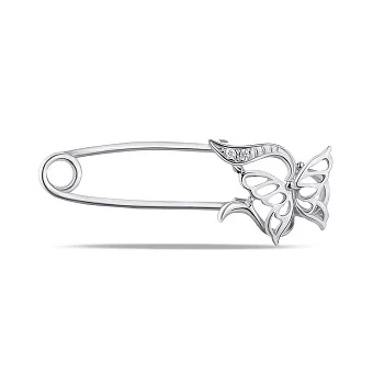 Серебряная булавка  (арт. 7511/7056-41-р)