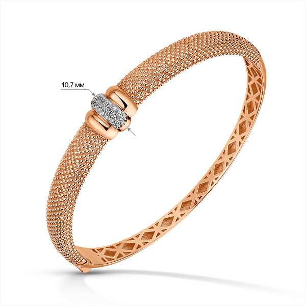 Золотий браслет з фіанітами (арт. 3261344) – зображення 2