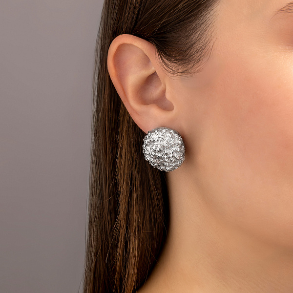 Серьги из белого золота Francelli (арт. е1091764б) – изображение 2