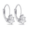 Серебряные серьги с фианитами (арт. 7502/9070) – изображение 1