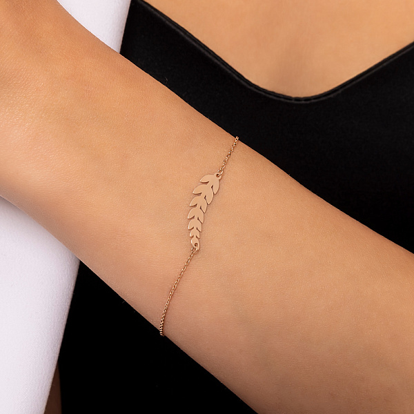 Золотой браслет Колосок (арт. 341281) – изображение 2