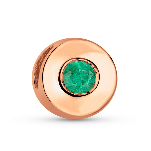 Золотий підвіс зі смарагдом (арт. 3102566201и) – зображення 1