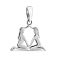 Серебряный кулон Близнецы (арт. 7503/4409бл) – изображение 1