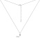 Серебряное колье с подвеской с фианитом (арт. 7507/792) – изображение 3