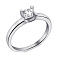Серебряное кольцо с фианитом (арт. 7501/7031) – изображение 1