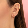 Серьги из красного золота с рубином (арт. 111292/1Пр) – изображение 2