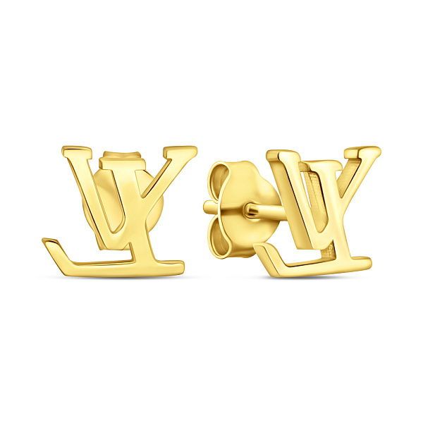 Серьги из желтого золота (арт. 107562/1ж) – изображение 1