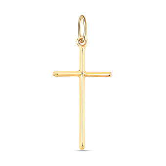 Фото Золота підвіска-хрестик (арт. 501010ж)