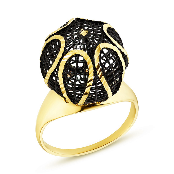 Золота каблучка Francelli (арт. 154710жч) – зображення 1