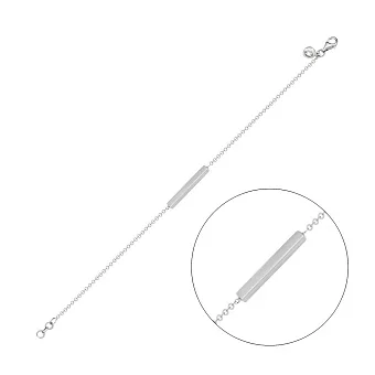 Браслет з білого золота з фіанітом (арт. 324477бкрП1)