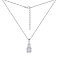 Серебряное колье с россыпью фианитов (арт. 7507/1546) – изображение 2