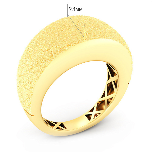 Кольцо из желтого золота Francelli (арт. 1401090жа) – изображение 6