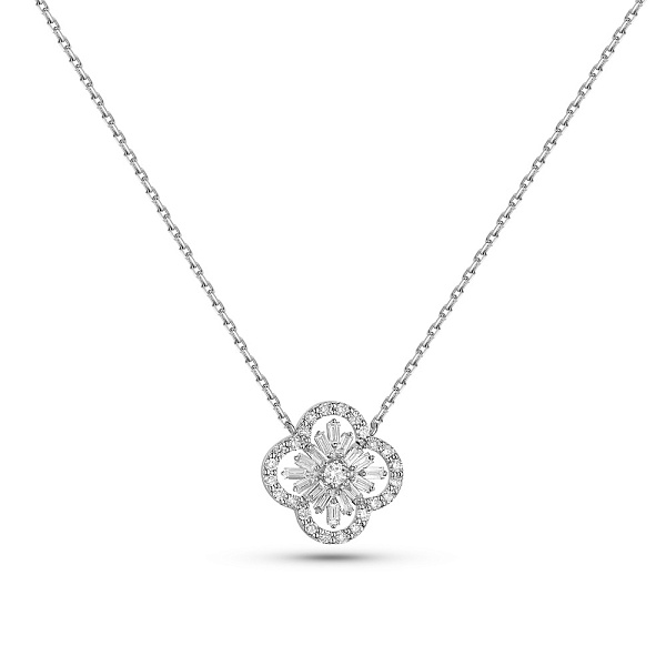 Золоте кольє з діамантами (арт. Ц011497040б) – зображення 1