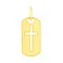 Золотой подвес в желтом цвете металла (арт. 440784ж) – изображение 1