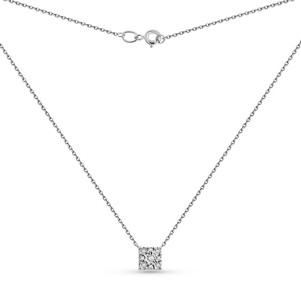 Золоте кольє з діамантами (арт. Ц011722010б) – зображення 2