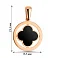 Кулон з золота з емаллю (арт. 424759еч) – зображення 3