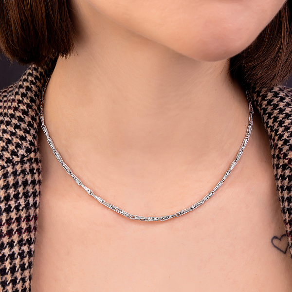 Золоте кольє без каменів Francelli (арт. 352691б) – зображення 2