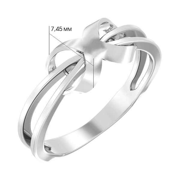 Золота каблучка «Нескінченність»  (арт. 146000б) – зображення 5