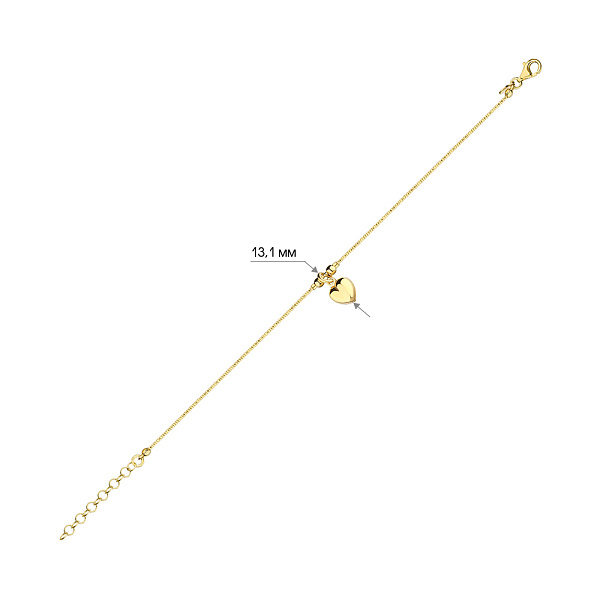 Браслет из серебра (арт. 7509/4491ж) – изображение 7