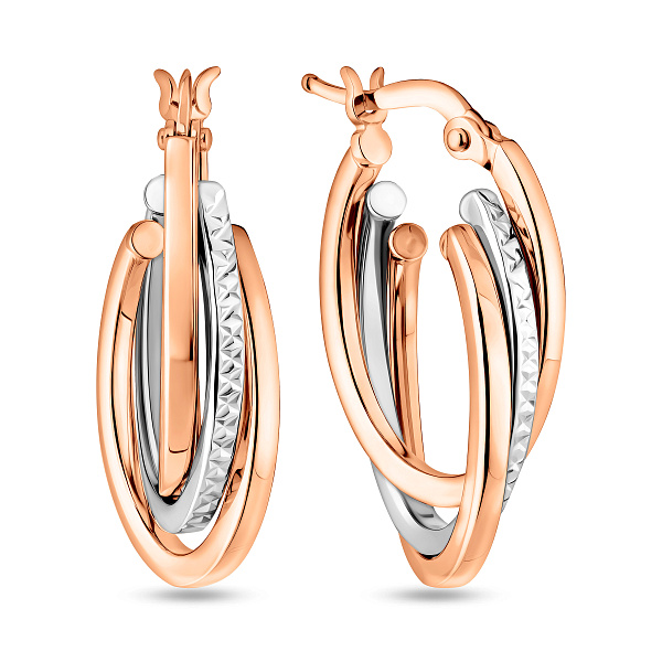 Золотые серьги (арт. 104963/20кб) – изображение 1