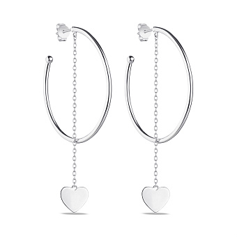 Фото Сережки-пусети зі срібла Trendy Style (арт. 7518/5726)