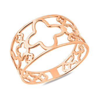 Кольцо из красного золота (арт. 141313)