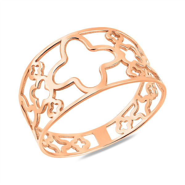 Кольцо из красного золота (арт. 141313) – изображение 1