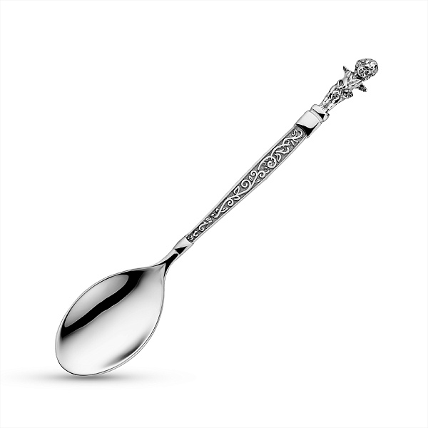 Серебряная ложка детская Ангел (арт. 7922/1618Л) – изображение 1