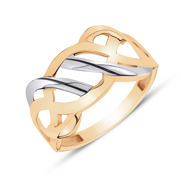Золотое кольцо без камней (арт. 154420) – изображение 1