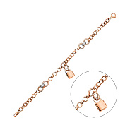 Золотой браслет с подвеской (арт. 325324П1)