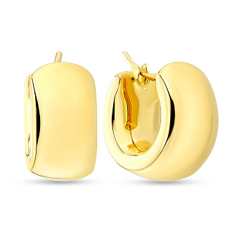 Сережки Francelli из желтого золота (арт. 108018/15ж)