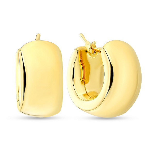 Сережки Francelli из желтого золота (арт. 108018/15ж) – изображение 1