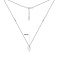 Серебряное колье "Сердце" с шариками (арт. 7507/1130) – изображение 3
