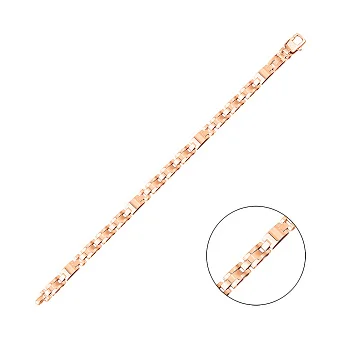 Золотой браслет без камней (арт. 3261203)