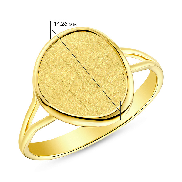 Золотое кольцо Diva (арт. 154966ж) – изображение 4