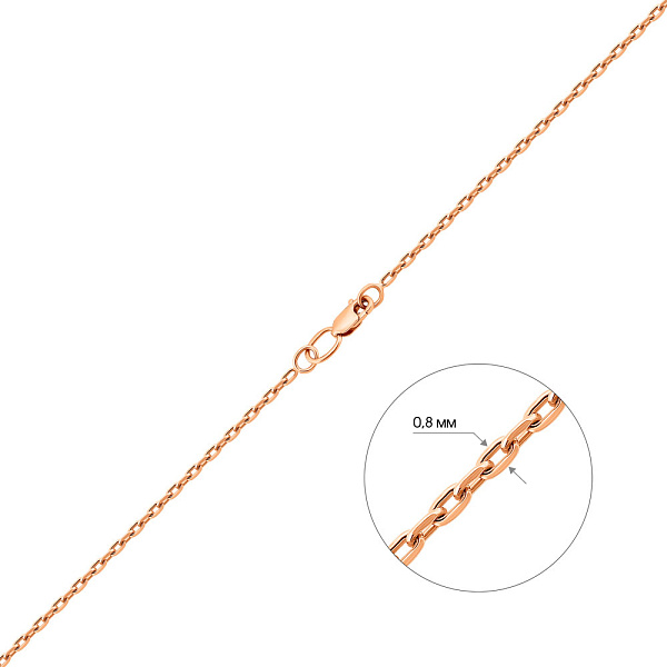 Золотий ланцюжок Якірного плетіння (арт. 306202) – зображення 3