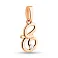 Золотая подвеска Букв  Е» с фианитом (арт. 440624) – изображение 1