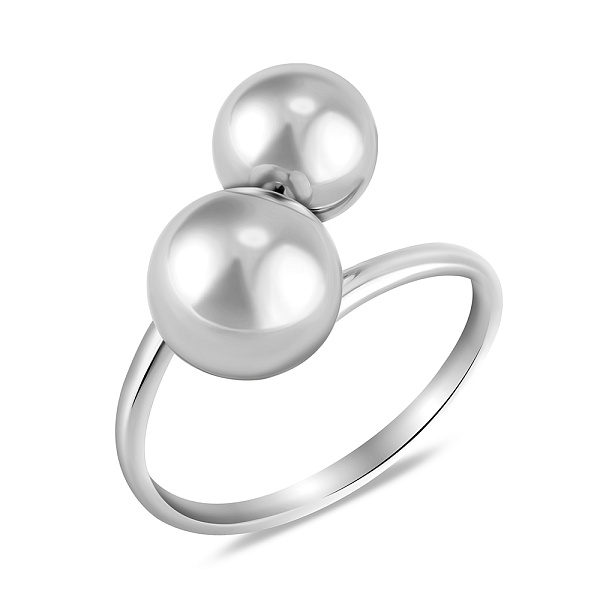 Кольцо из белого золота (арт. 1401049б) – изображение 1