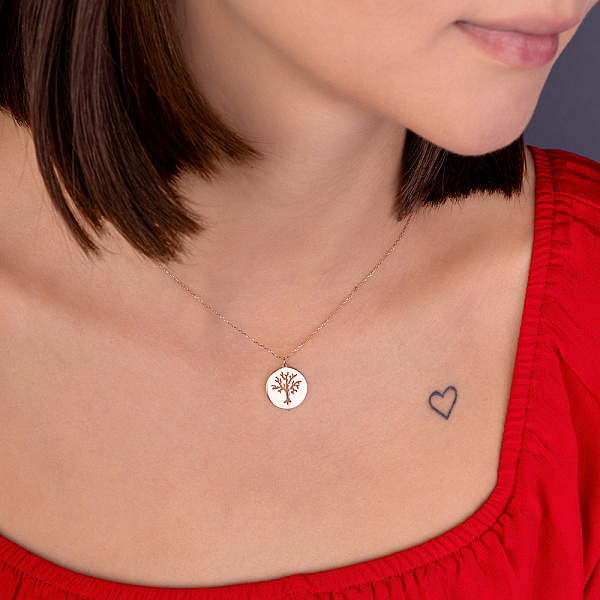 Золоте кольє Дерево життя (арт. 352383) – зображення 3