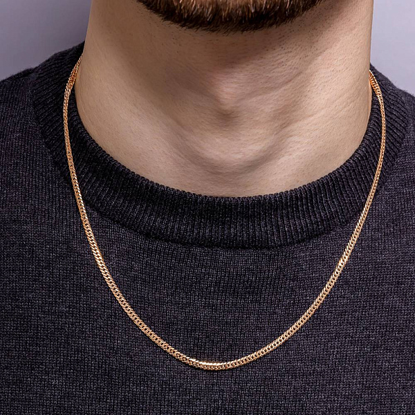 Золотий ланцюжок плетіння Ромб (арт. ц303012п) – зображення 2