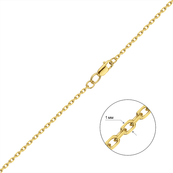 Ланцюжок з жовтого золота плетіння Якірне (арт. ц306204ж) – зображення 2