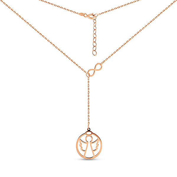 Золотое колье-галстук с подвеской (арт. 352489) – изображение 2