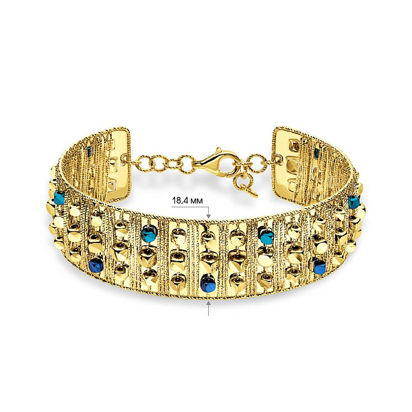 Браслет из желтого золота Francelli (арт. 3261155жсг) – изображение 5