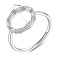 Серебряное кольцо с фианитами (арт. 7501/8218) – изображение 2