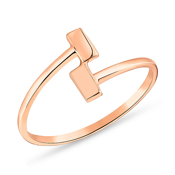 Золотое кольцо без камней (арт. 155231) – изображение 1