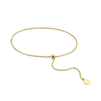 Фото Золотой браслет Fly с подвеской (арт. 326209ж)