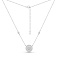 Серебряное колье с фианитами (арт. 7507/2586) – изображение 2