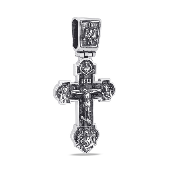 Масивний срібний хрестик без каменів (арт. 7904/293пю) – зображення 1