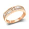 Золотое кольцо с фианитами (арт. 156422) – изображение 1